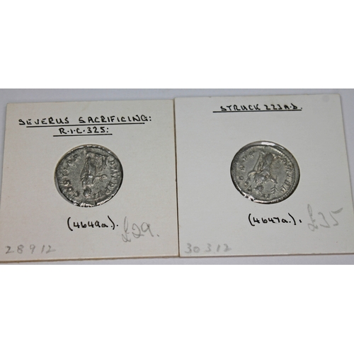 363 - A group of thirteen ancient Roman coins Severus Alexander 222-235 A.D to include 1 x AE 28 of Nicopo... 