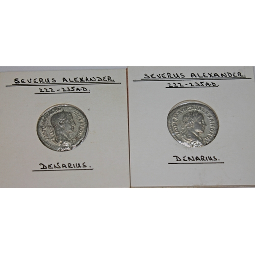 363 - A group of thirteen ancient Roman coins Severus Alexander 222-235 A.D to include 1 x AE 28 of Nicopo... 