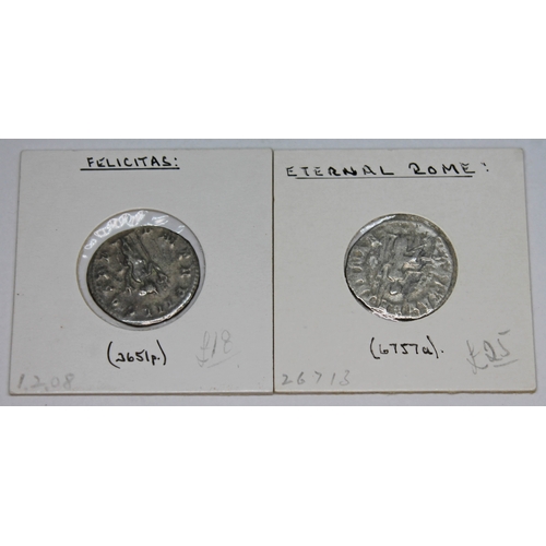 367 - A group of fourteen ancient Roman coins to include Philip I 244-249 A.D 1 x AE 30 of Zeugma in Syria... 