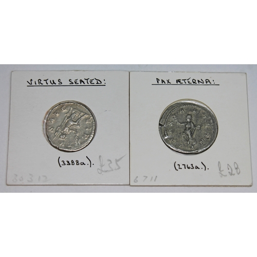 367 - A group of fourteen ancient Roman coins to include Philip I 244-249 A.D 1 x AE 30 of Zeugma in Syria... 