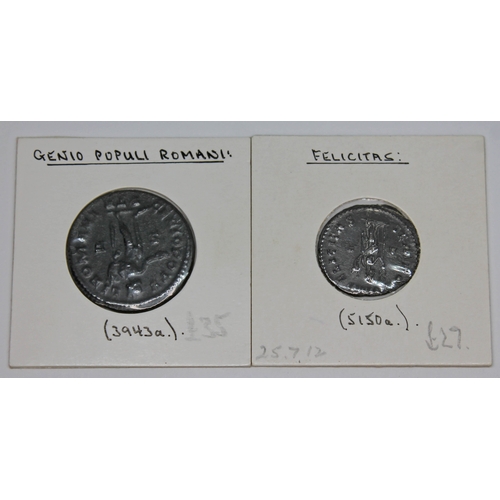 371 - A group of seventeen ancient Roman coins to include 1 x Tacitus 275-276 A.D antoninianus of Lugdunum... 