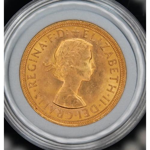 88 - Elizabeth II sovereign 1957 ONLY 10% BUYER'S PREMIUM (INCLUSIVE OF VAT) NORMAL ONLINE FEES  APPLY.