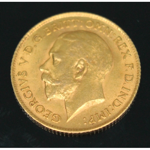 94 - George V half sovereign 1914 with certificate ONLY 10% BUYER'S PREMIUM (INCLUSIVE OF VAT) NORMAL ONL... 