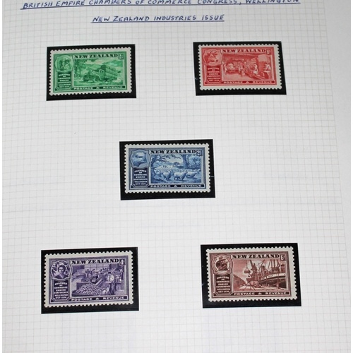 318 - New Zealand mint stamp collection, one Stanley Gibbons Tower stamp album, 1920 to 1974, Victory issu... 