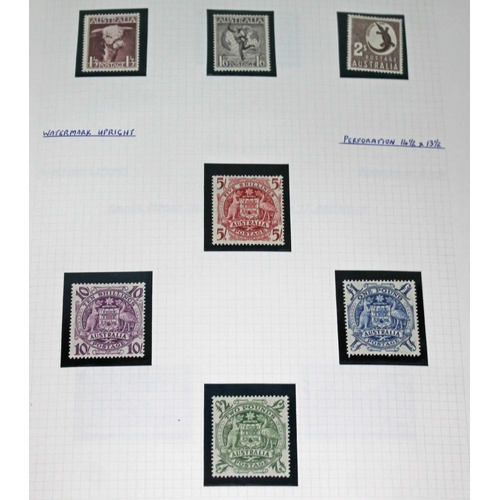 319 - Australia mint stamp collection, one Stanley Gibbons Tower stamp album, 1936 to 1973, Imperial Force... 