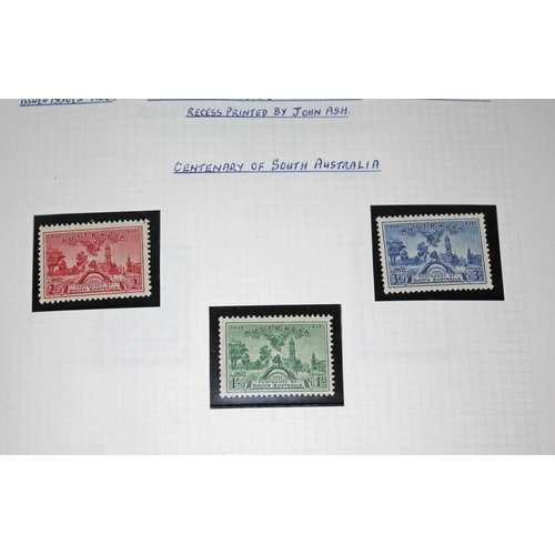 319 - Australia mint stamp collection, one Stanley Gibbons Tower stamp album, 1936 to 1973, Imperial Force... 