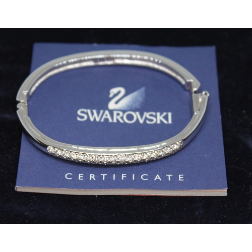 457 - A Swarovski bangle.