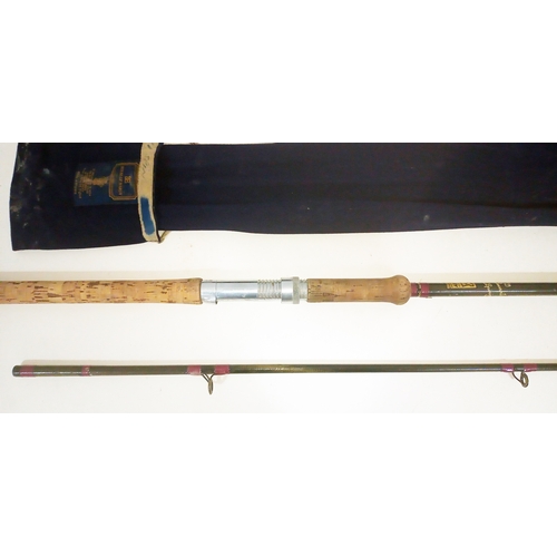 Vintage Hardy Esk Fly Fishing Rod With Case