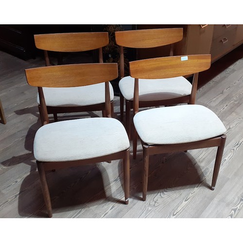 86H - A matched set of eleven G-Plan chairs designed by Kofod Larsen. 
Condition- there are loose joints t... 