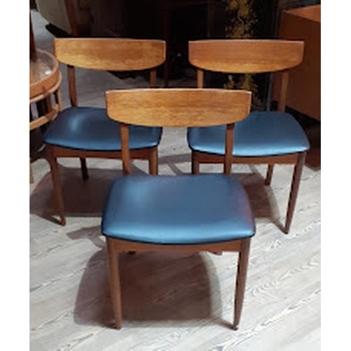 86H - A matched set of eleven G-Plan chairs designed by Kofod Larsen. 
Condition- there are loose joints t... 