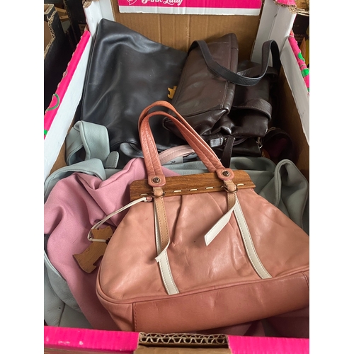 168 - A box of Radley handbags