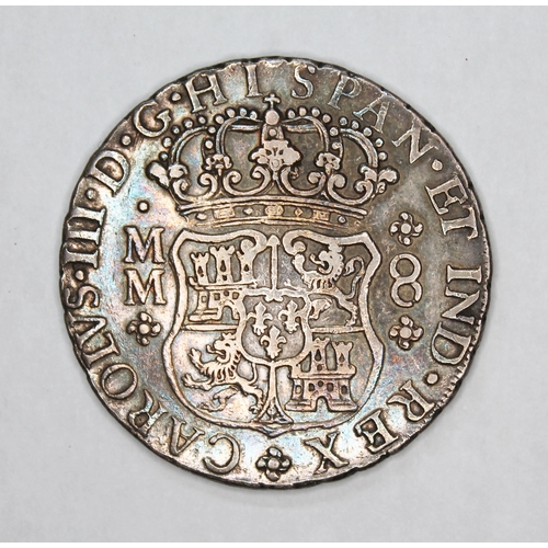 197 - Mexico, Charles III, 1760 8 reales.