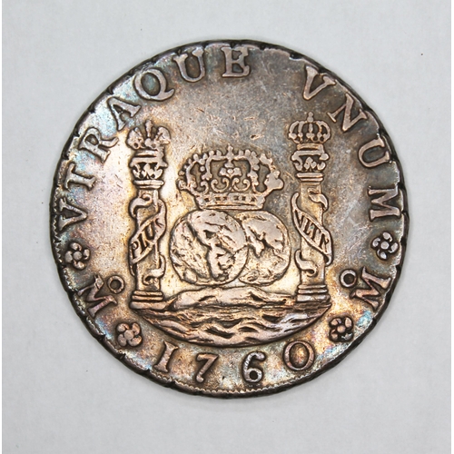 197 - Mexico, Charles III, 1760 8 reales.