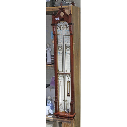 181 - A reproduction Admiral Fitzroy copy barometer.