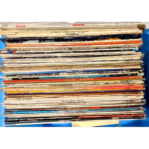 391 - A box of approx. 64 LPs, various genre.