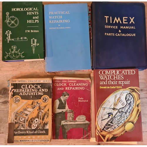 249 - A collection of watch books - 2 boxes.