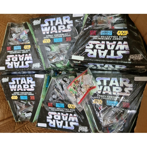 118 - A box of Star Wars candy containers.