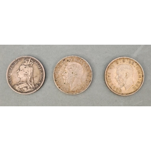 76 - Three crowns, 1889, 1935 & 1937.