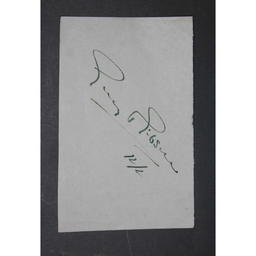 265 - Guy Gibson (1918-1944), autograph, with receipt from Frasers Autographs dated 7/9/00.