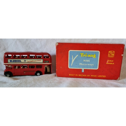 8 - Tri-ang M,1545 Double-Decker Bus, boxed.