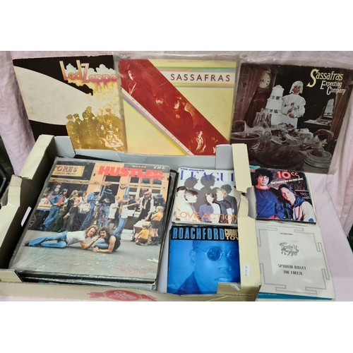 98 - A box of records, 7
