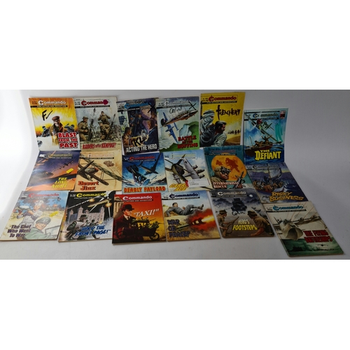 203 - A collection of over 160 commando war comics.