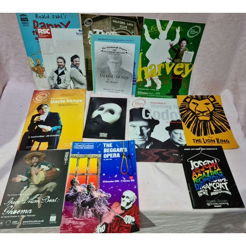 208 - A box of theatre programs, rag mags and sheet music.