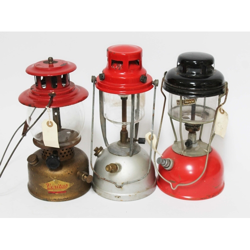145 - Three pressure lamps comprising a Veritas Superb, a Willis & Bates Vapalux and another.