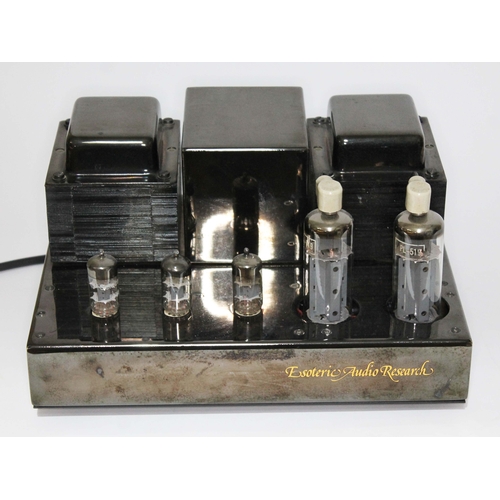 51 - An Esoteric Audio Research E.A.R. 509 tube amplifier with PL519 and ECC83 valves.