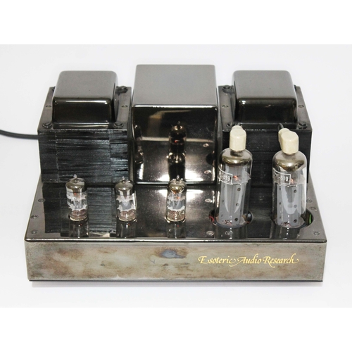 52 - An Esoteric Audio Research E.A.R. 509 tube amplifier with PL519 and ECC83 valves.