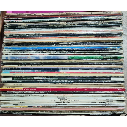 75 - A box of assorted LPs.