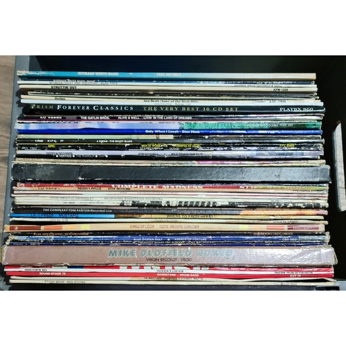 80 - A box of assorted LPs.