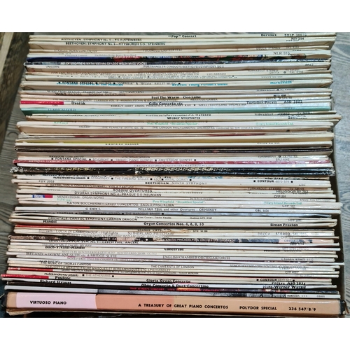 96 - Three boxes of assorted classical LPs.