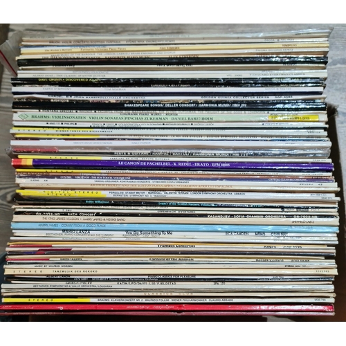 96 - Three boxes of assorted classical LPs.