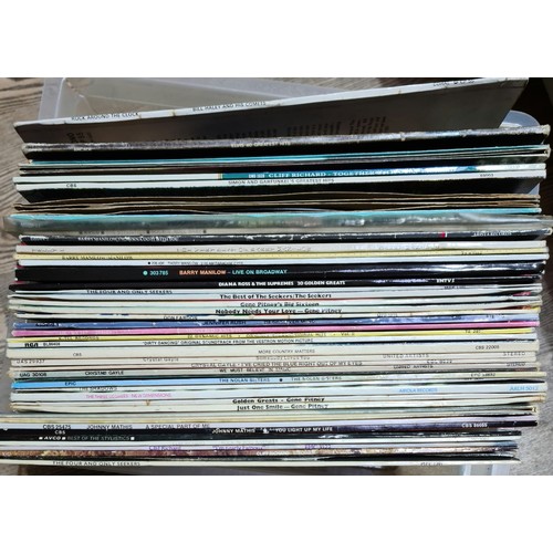 99 - 2 boxes of assorted LPs