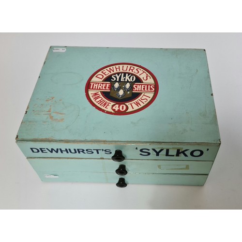 277 - Two Dewhursts 'Sylko' drawers.