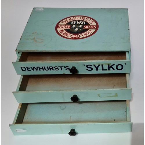 277 - Two Dewhursts 'Sylko' drawers.