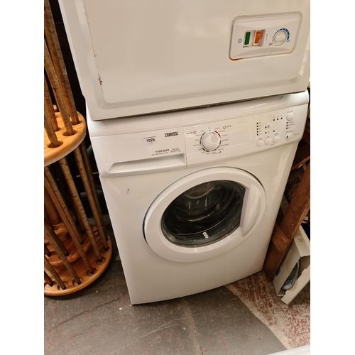 1026 - A Zanussi washing machine.