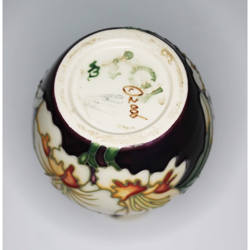 167 - A Moorcroft Collectors Club small vase, impressed and painted marks, height 10.5cm