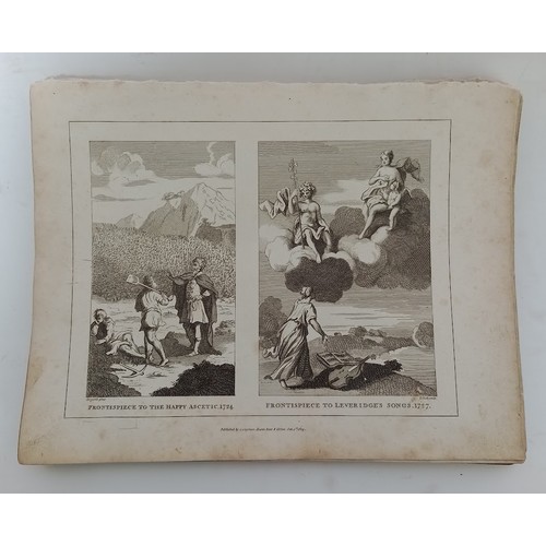 212 - A selection approximately 40 early 19th century prints, Hogarth Pinx/ T Cook, published by Longman, ... 