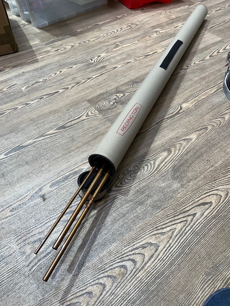 A Redington 15' Red Fly 2 salmon fly fishing rod