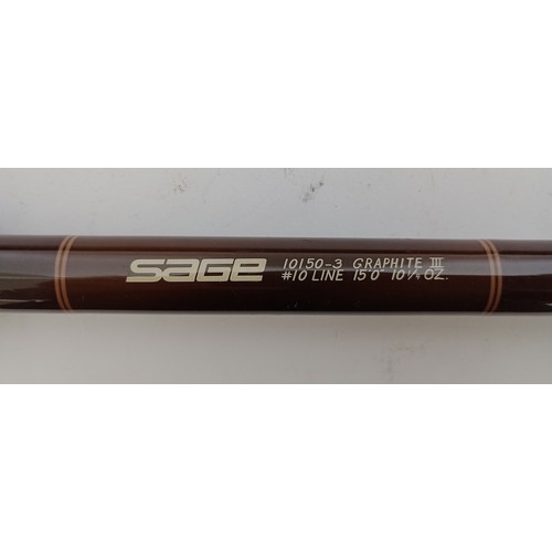 367 - A Sage 15' Graphite 3 salmon fly fishing rod. 

Condition- good, no signs of any damage, signs of us... 