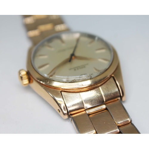 100 - A Rolex Oyster Perpetual 'Bubble Back' Chronometer, circa 1930s, ref. 6334, cal. 630, gold plated ca... 