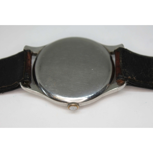 97 - An oversized Longines, circa 1947, ref. 23490, cal. 12.68Z (unmarked), stainless steel case, diam. 3... 