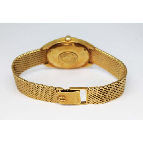 99 - An 18ct gold Omega Constellation circa 1967, ref. BA.368.5009, cal. 564, signed gold dial with baton... 