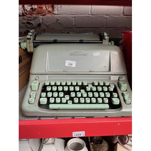 220 - A Hermes Ambassador office typewriter