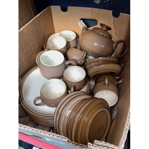 231 - A box of Denby tableware