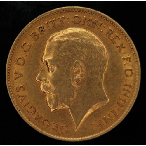 83 - A George V 1914 half sovereign.