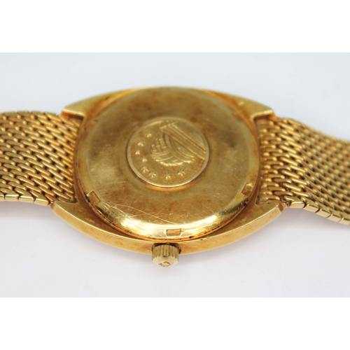 99 - An 18ct gold Omega Constellation circa 1967, ref. BA.368.5009, cal. 564, signed gold dial with baton... 