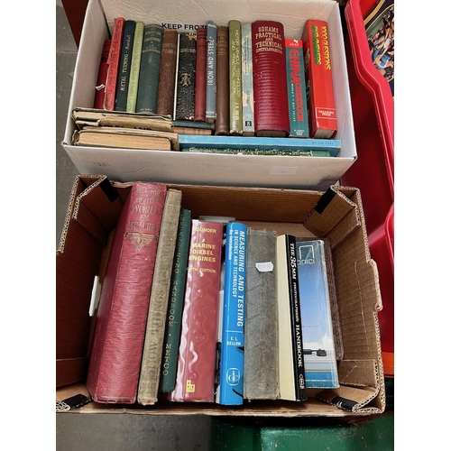 112 - 2 boxes of books